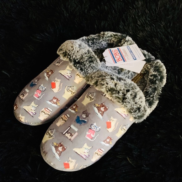 bobs kitty slippers